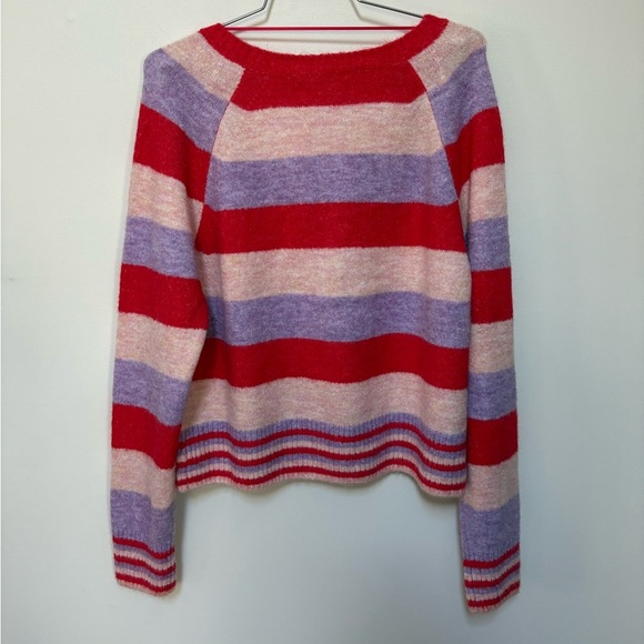 NWT Free People School Girl SoftSpun Striped Cardi Size XL - Picture 12 of 14